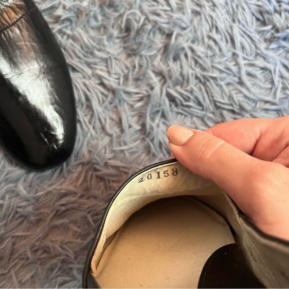 Stanley Blacker Men’s Patent Leather Black Slippers Size 9 - Picture 4 of 6